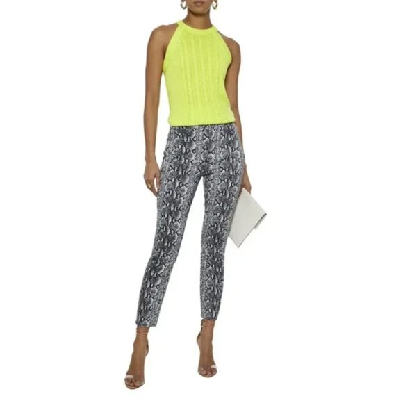 Alice + Olivia Snake Print Good High Rise Skinny Jeans 28 - Picture 1 of 16